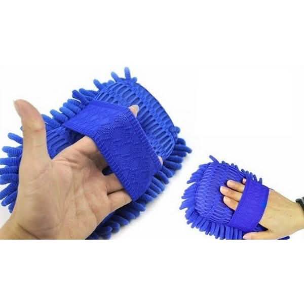 Car Hand Soft Towel Microfiber Chenille Washing Gloves Coral Fleece Gloves Auto DailySale
