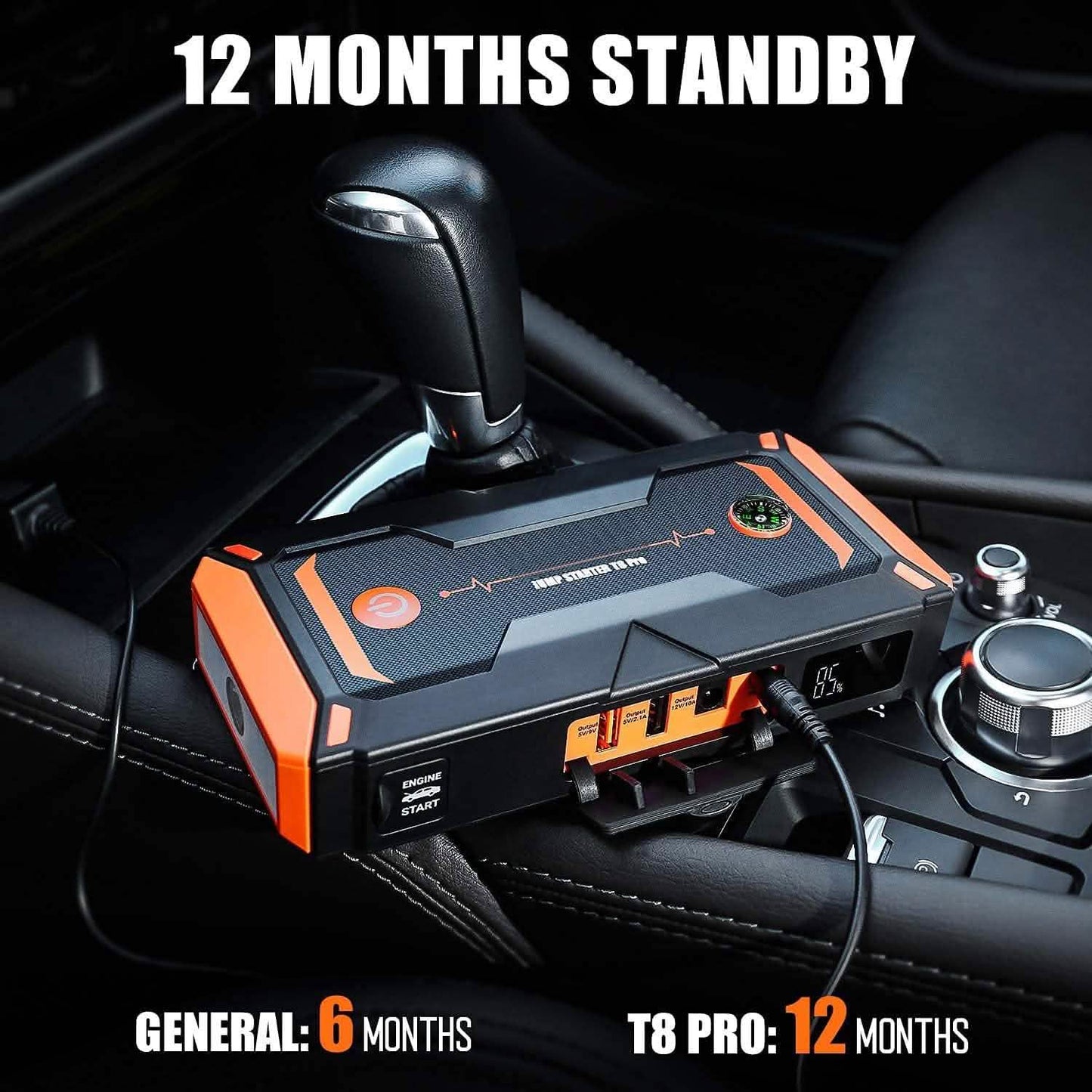 Car Jump Starter 1200A Peak 18000mAh DailySale