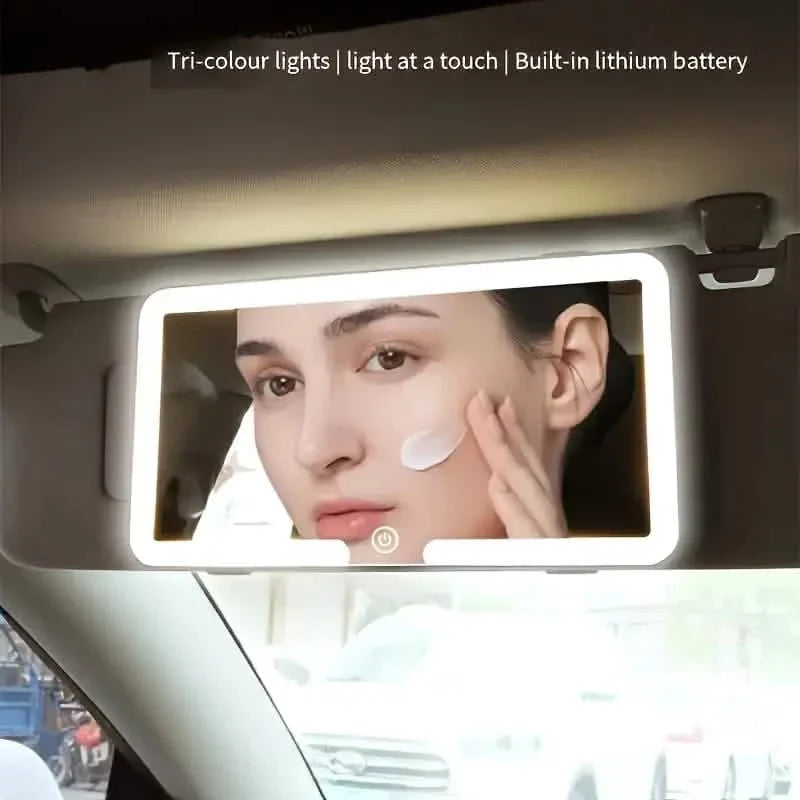 Car Mirror Vanity with LED Lights DailySale