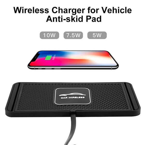Car QI Wireless Phone Charger Non Slip Pad Mat Fast Charging DailySale