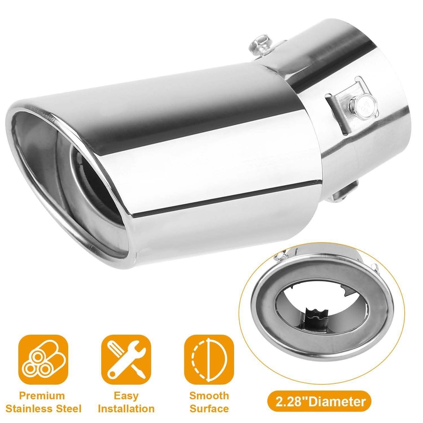 Car Rear Exhaust Pipe Tail Muffler DailySale