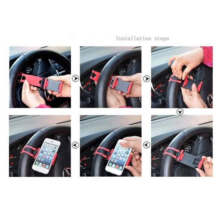 Car Steering Wheel Phone Holder DailySale