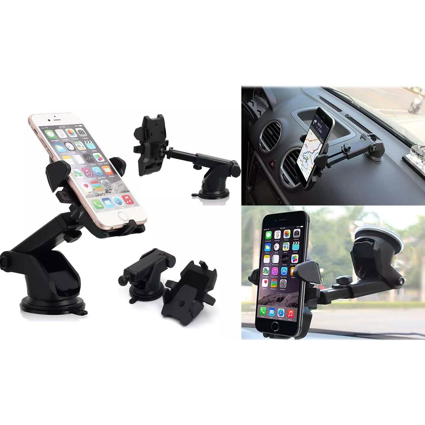 Car Windshield Dash Mount 360 Degree Universal Cell Phone Car Holder Cradle DailySale