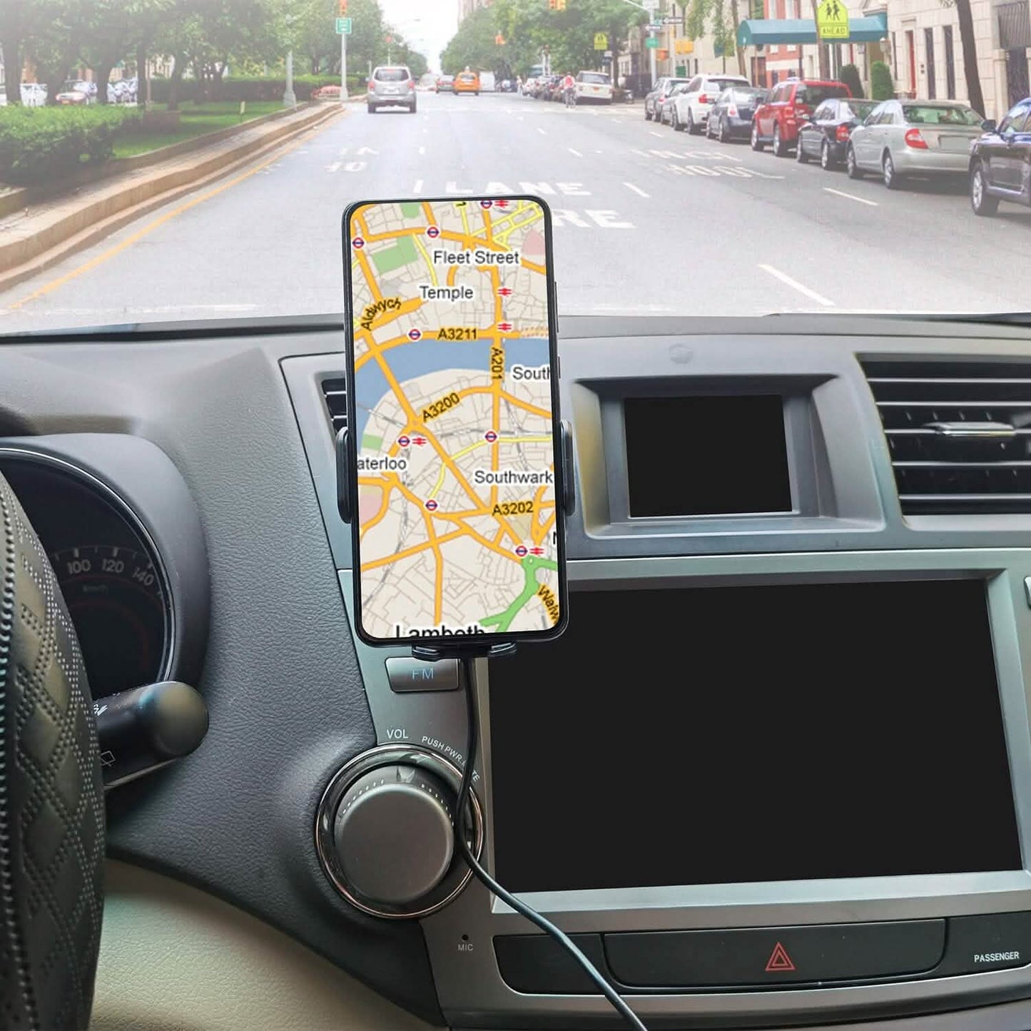 Car Wireless Phone Charger Car Air Vent Phone Mount DailySale