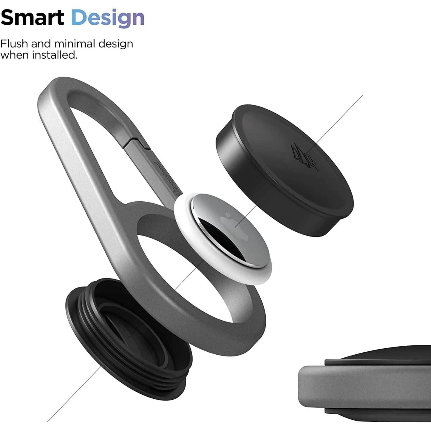 Carabiner AirTag Holder with Keychain DailySale