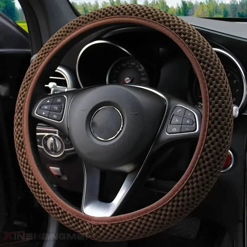 Carbon Fiber Sports Steering Wheel Cover DailySale