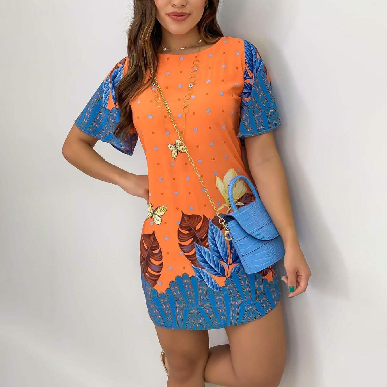 Casual Summer Short Sleeve Dress For Women DailySale