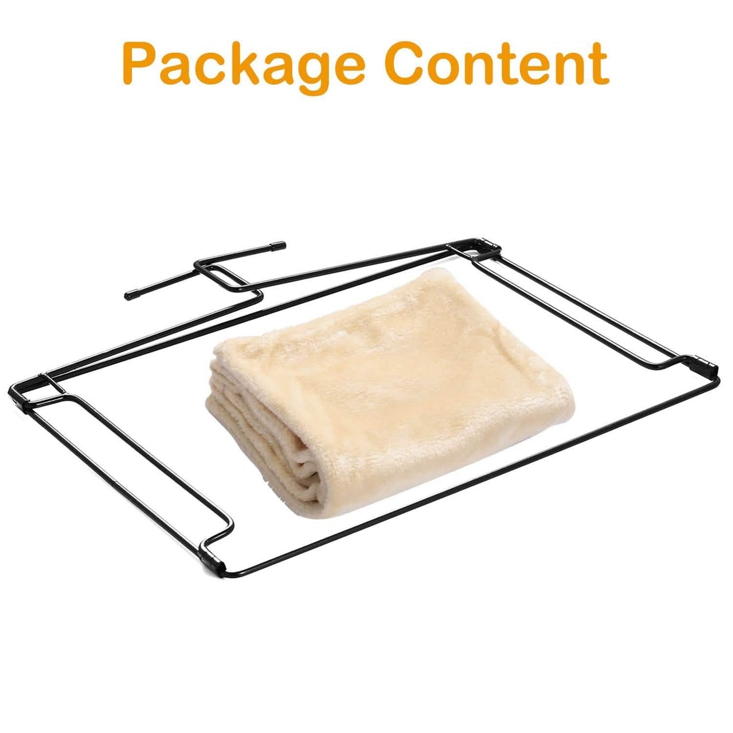 Cat Radiator Bed Pet Hammock Hanging Mat Blanket with Metal Frame DailySale