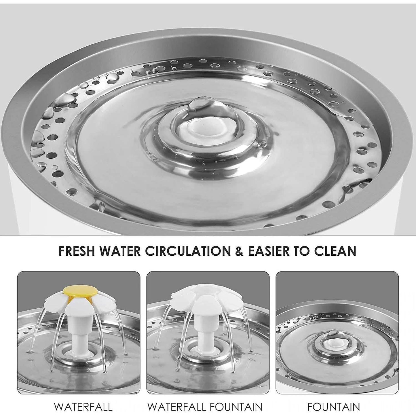 Cat Water Fountain 2.4L Automatic Pet Fountain DailySale