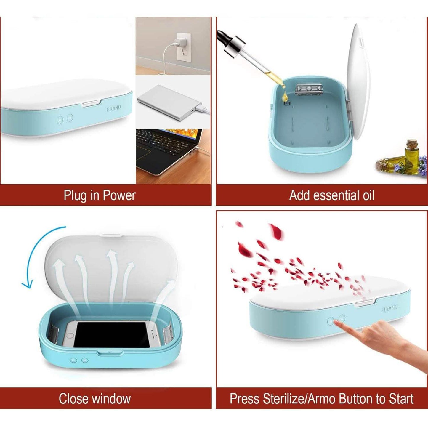 Cell Phone Sterilize Cleaner with Aromatherapy Function DailySale