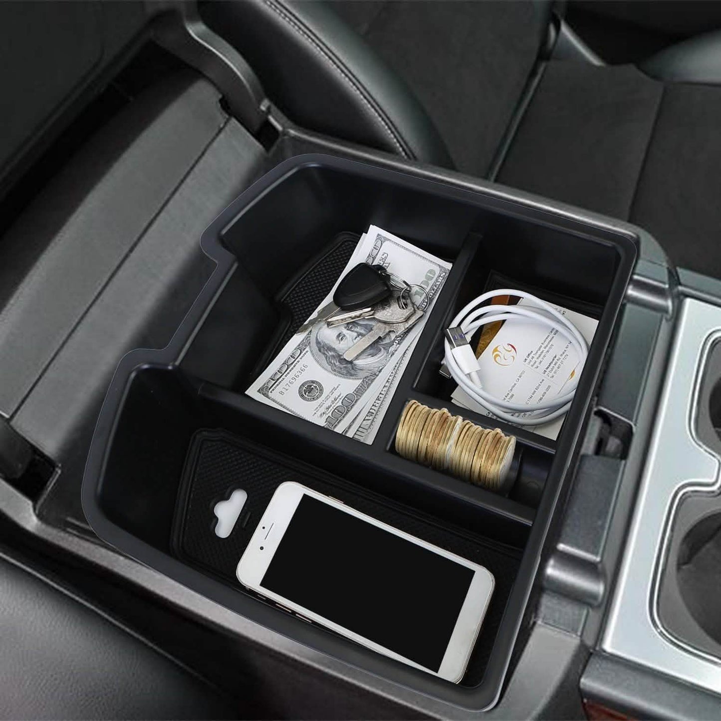 Center Console Storage Box Armrest Organizer DailySale