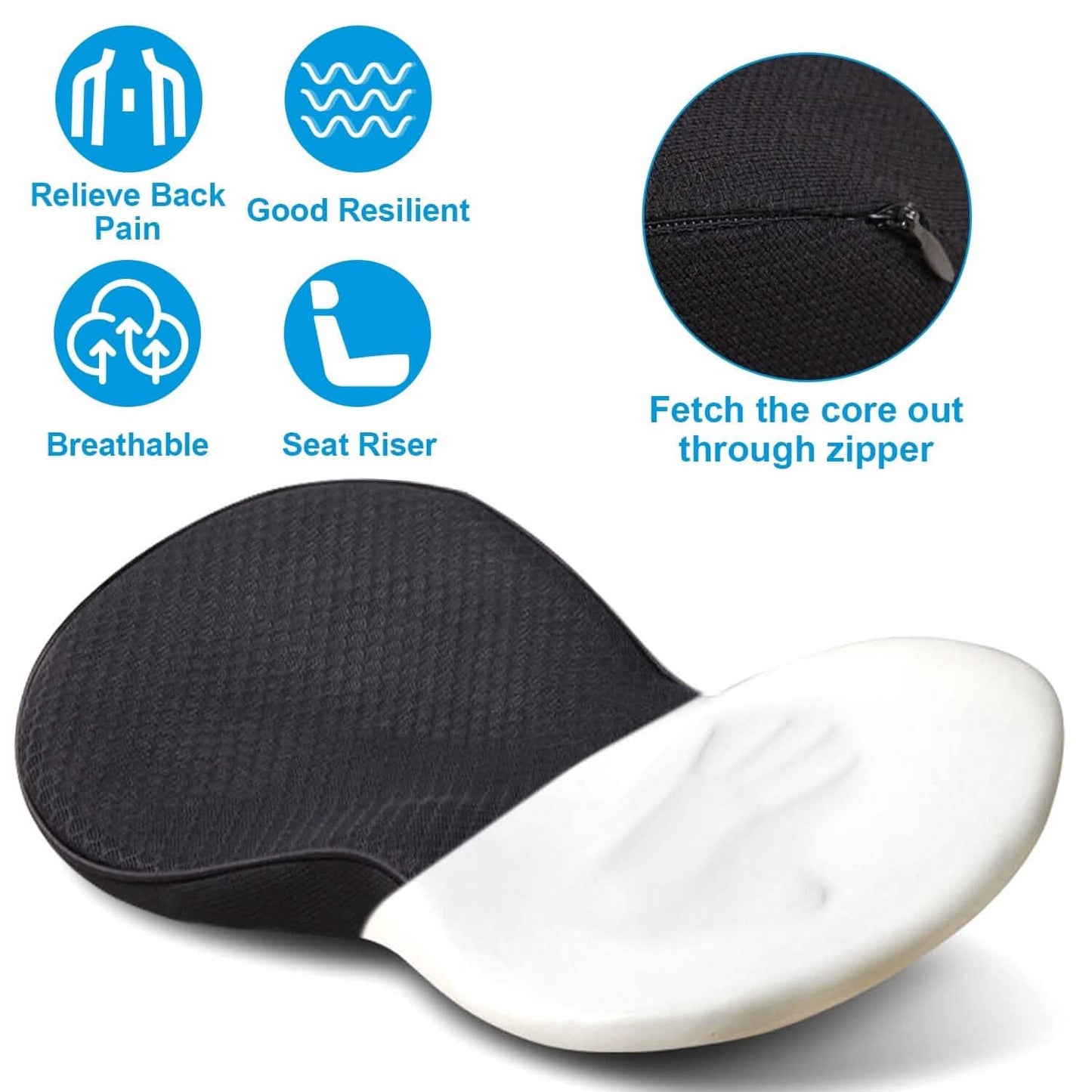 Chair Seat Cushion Car Memory Foam Pad DailySale