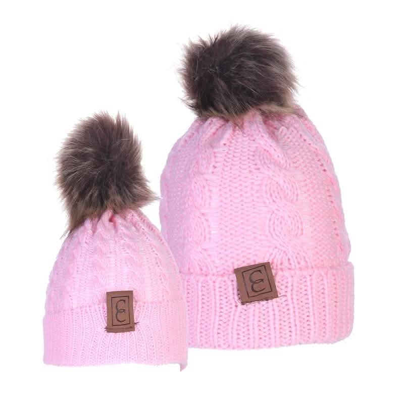 Chic Mom and Me Pom Beanies DailySale