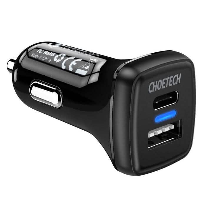 Choetech TC0005 36W Quick Charge 3.0 USB Type-C Car Charger (Refurbished) DailySale