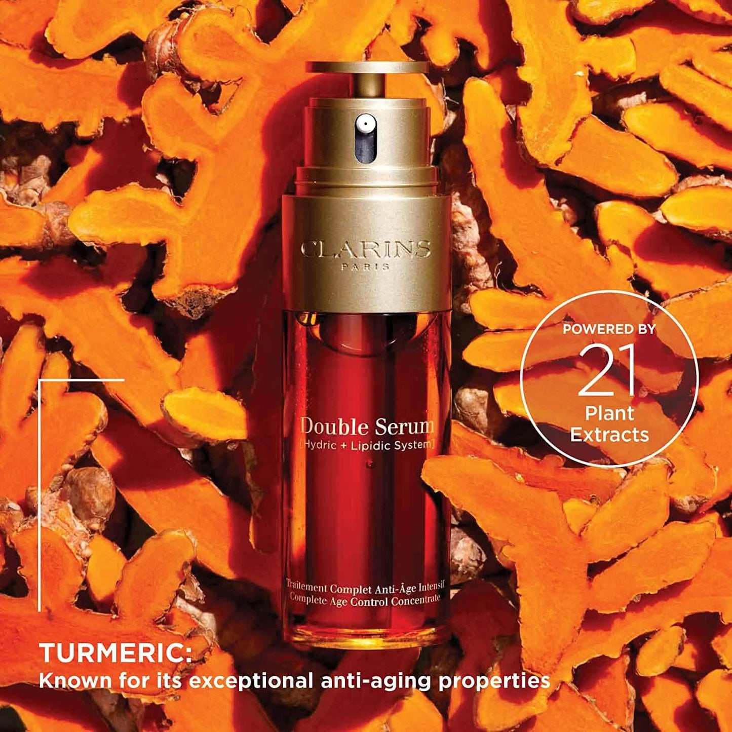 Clarins Double Serum Anti-Aging | Visibly Firms 1.6 Fl Oz DailySale