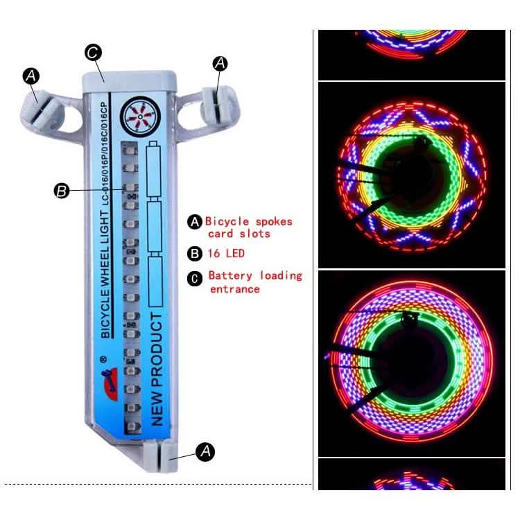 Colorful Rainbow 32 LED Wheel Signal Lights for Cycling Bikes Bicycles Outdoor DailySale