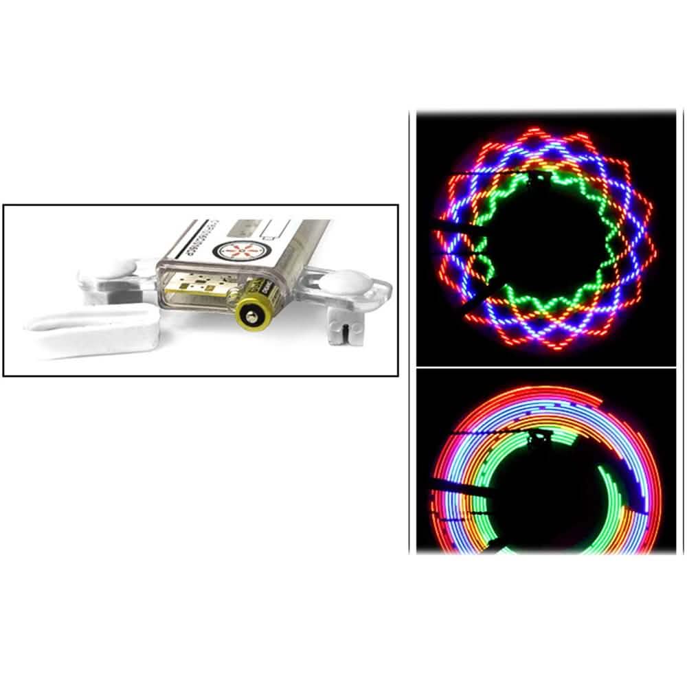 Colorful Rainbow 32 LED Wheel Signal Lights for Cycling Bikes Bicycles Outdoor DailySale