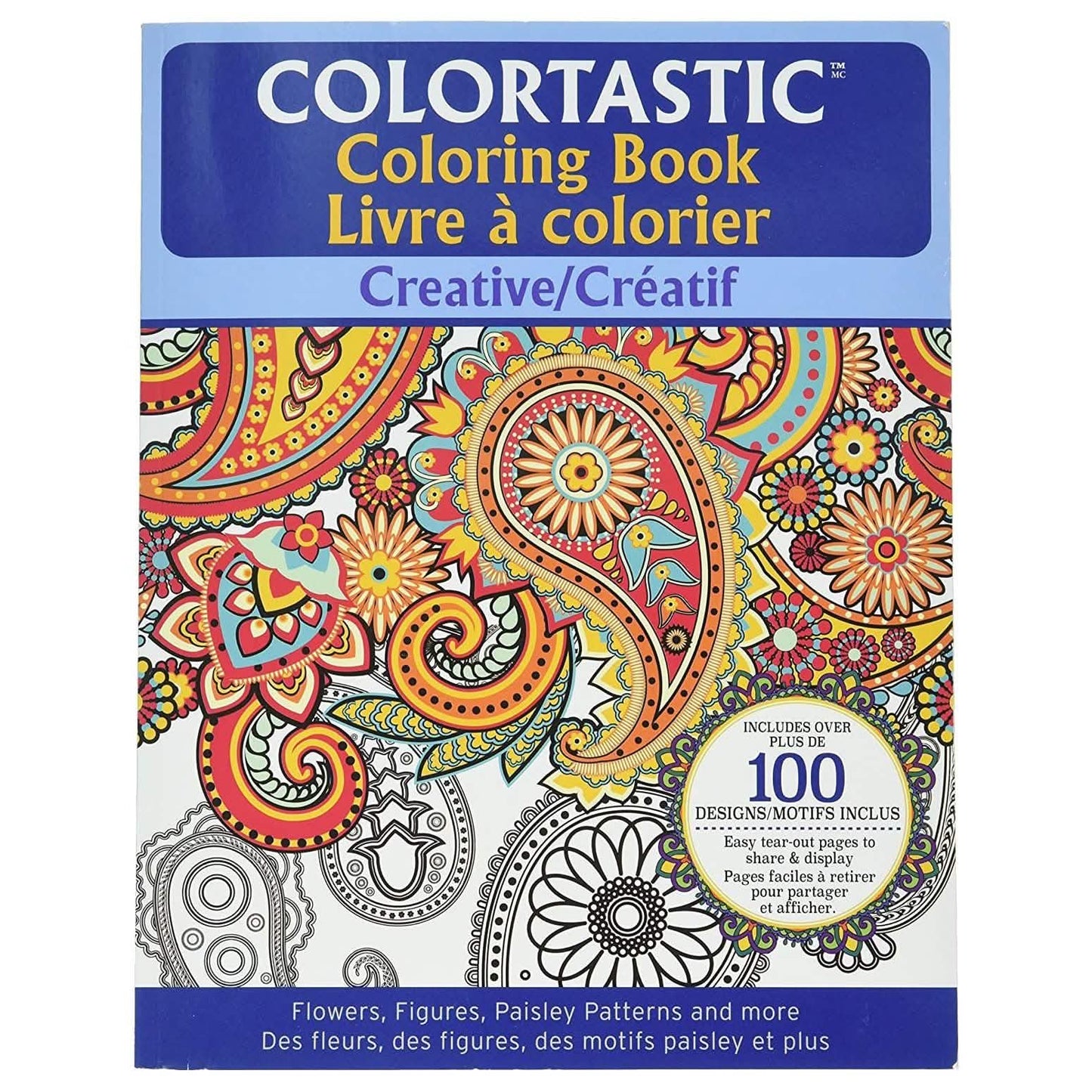Colortastic Coloring Book for Grown Ups and Adults DailySale
