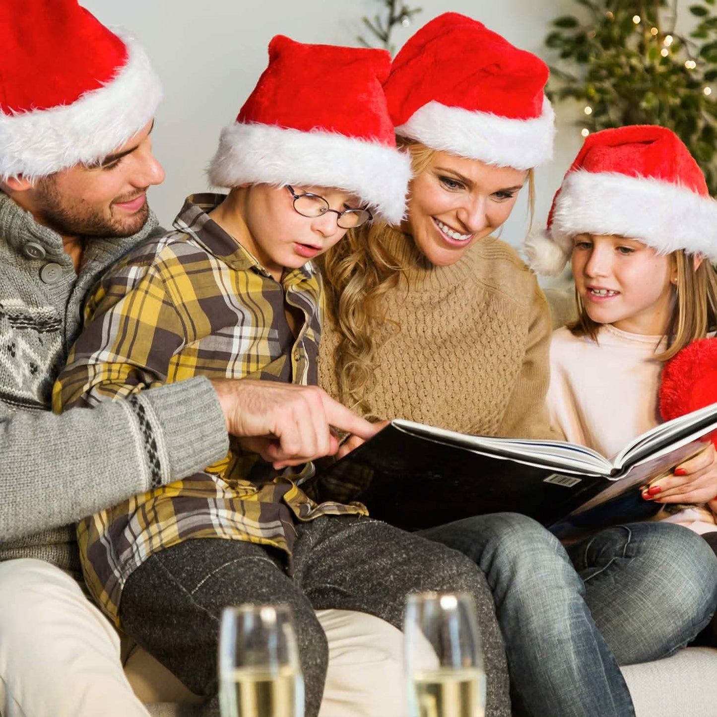 Comfort Christmas Hats Extra Thick Classic Fur DailySale
