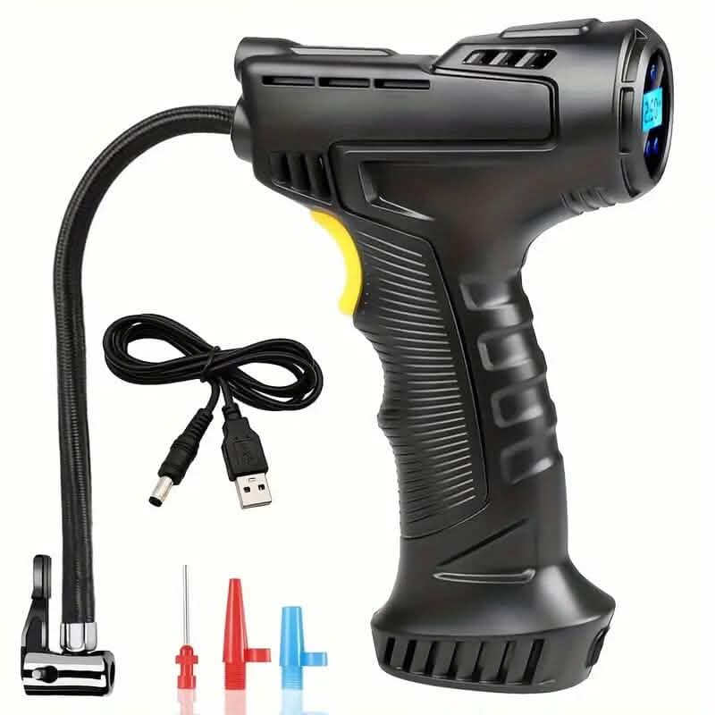 Compact Lightweight Rechargeable Air Pump, Compressors & Inflators with Lithium-Ion Battery DailySale