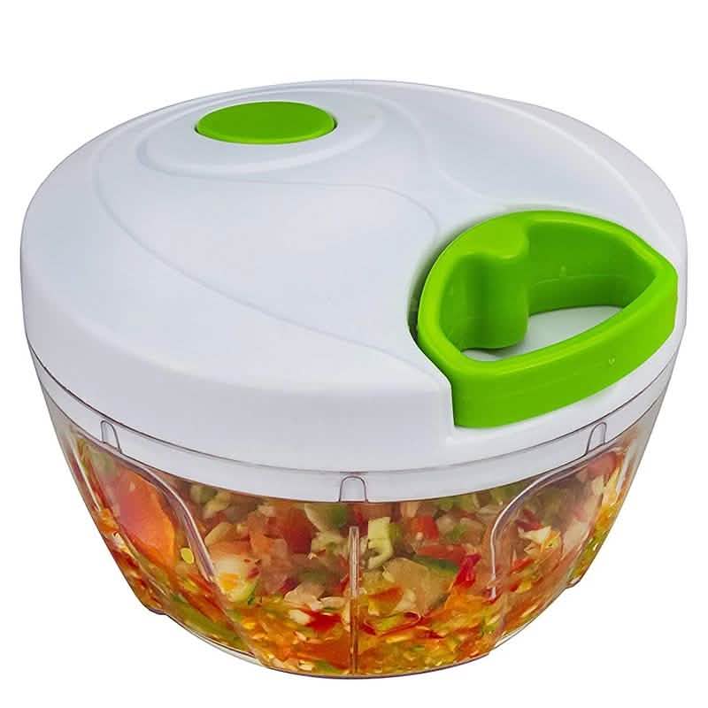 Compact & Powerful Hand Held Vegetable and Fruit Chopper and Slicer DailySale