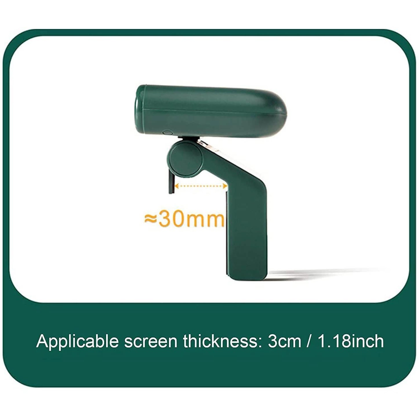 Computer Screen Hanging Fan with Phone Holder DailySale