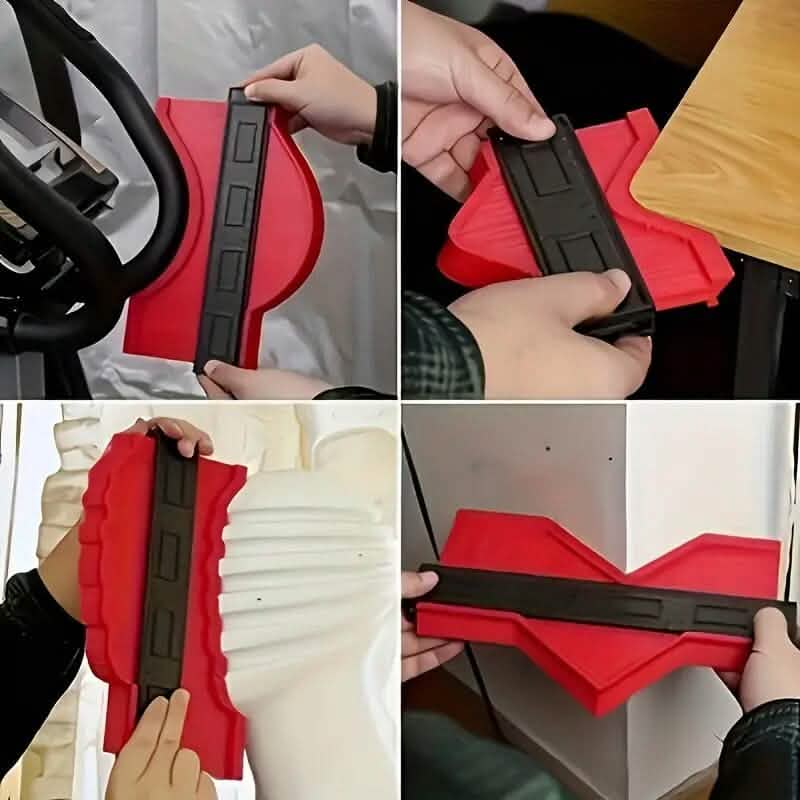 Contour Gauge Profile Tool Outline Measuring Plastic Ruler DailySale
