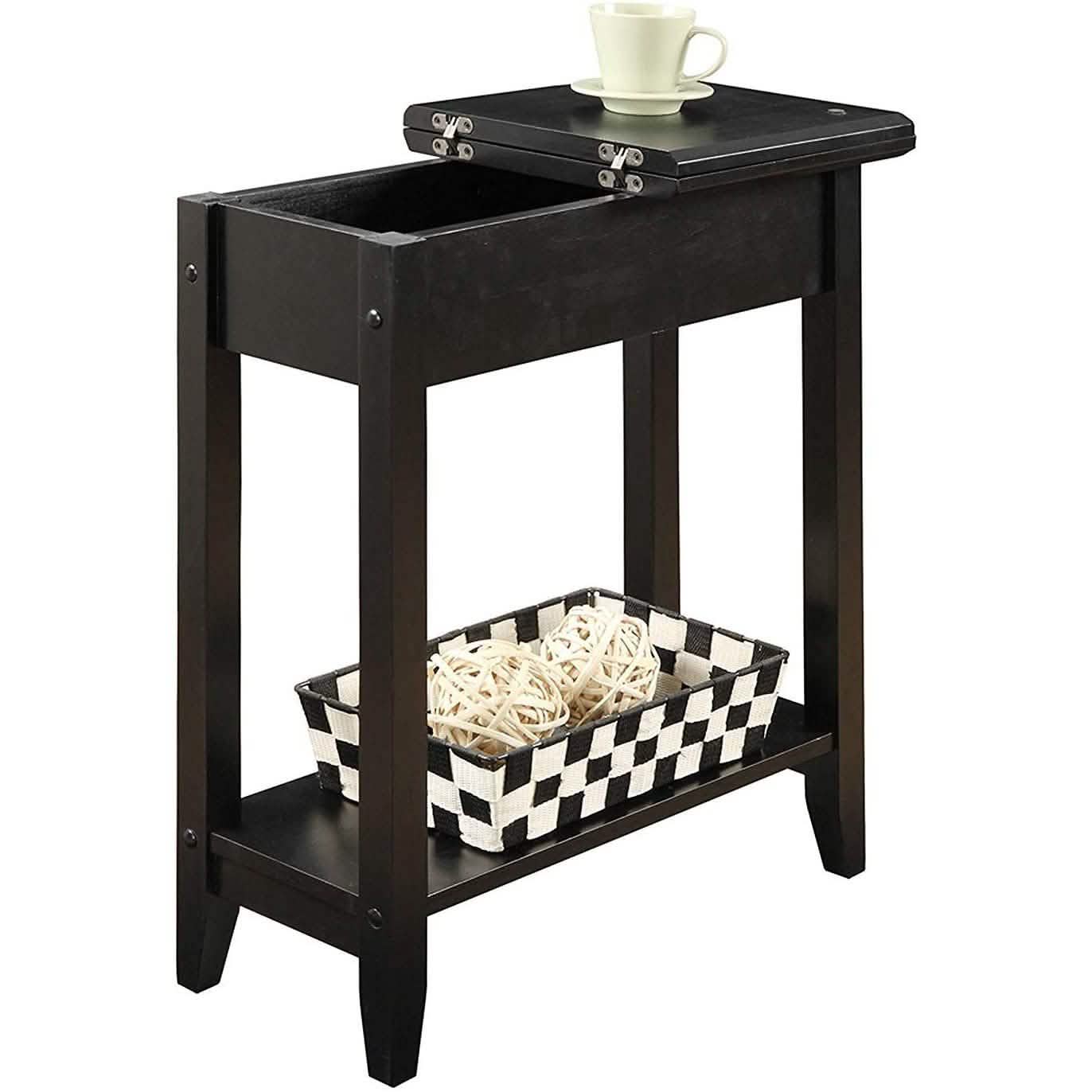 Convenience Concepts American Heritage Flip Top End Table DailySale