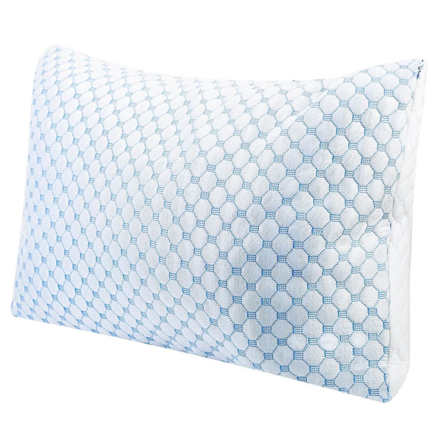 Cooling Memory Foam Pillow Ventilated with Cooling Gel Infused Memory Foam DailySale