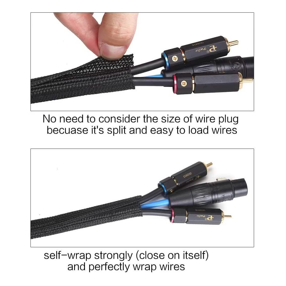 Cord Protector Wire Loom Tubing Cable Sleeve DailySale