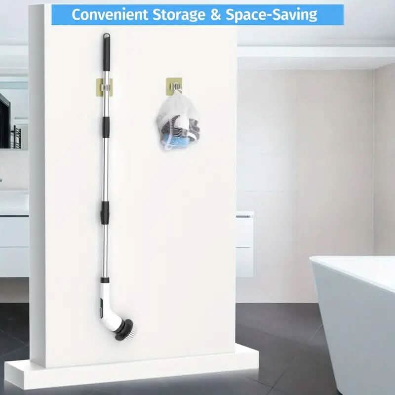 Cordless Electric Dual Adjustable Speed Spin Scrubber DailySale