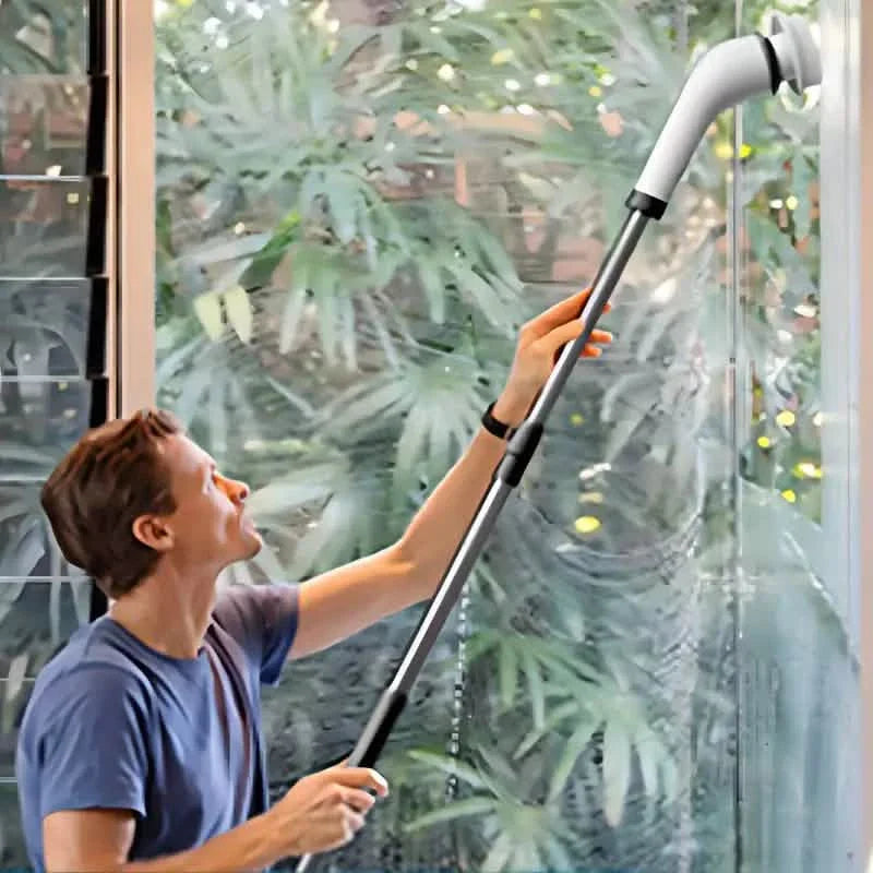 Cordless Power Spinning Cleaner Brush - 8 Replaceable Brush Heads DailySale