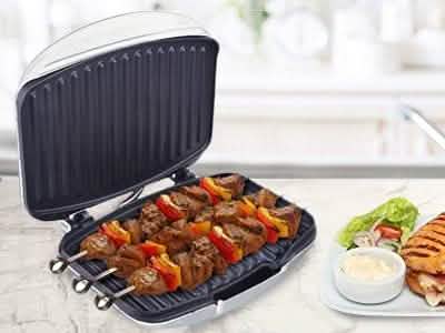 Courant CCG-5681 Grill Champ Contact Grill 4 Servings (White) DailySale