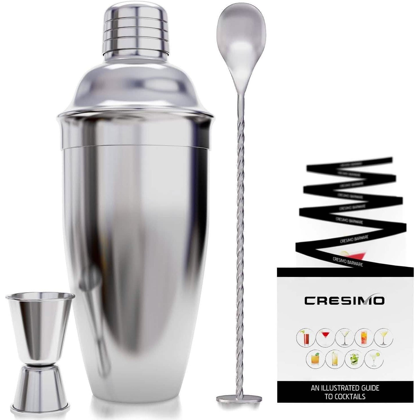 Cresimo 24 Ounce Cocktail Shaker Bar Set DailySale