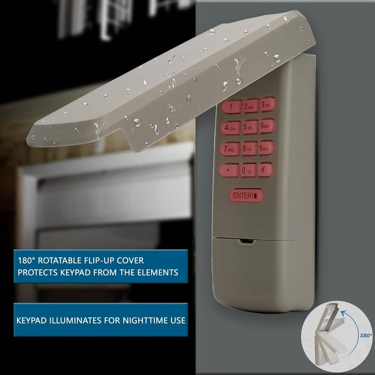 Garage Door Opener Remote – Wireless Keyless Replacement DailySale