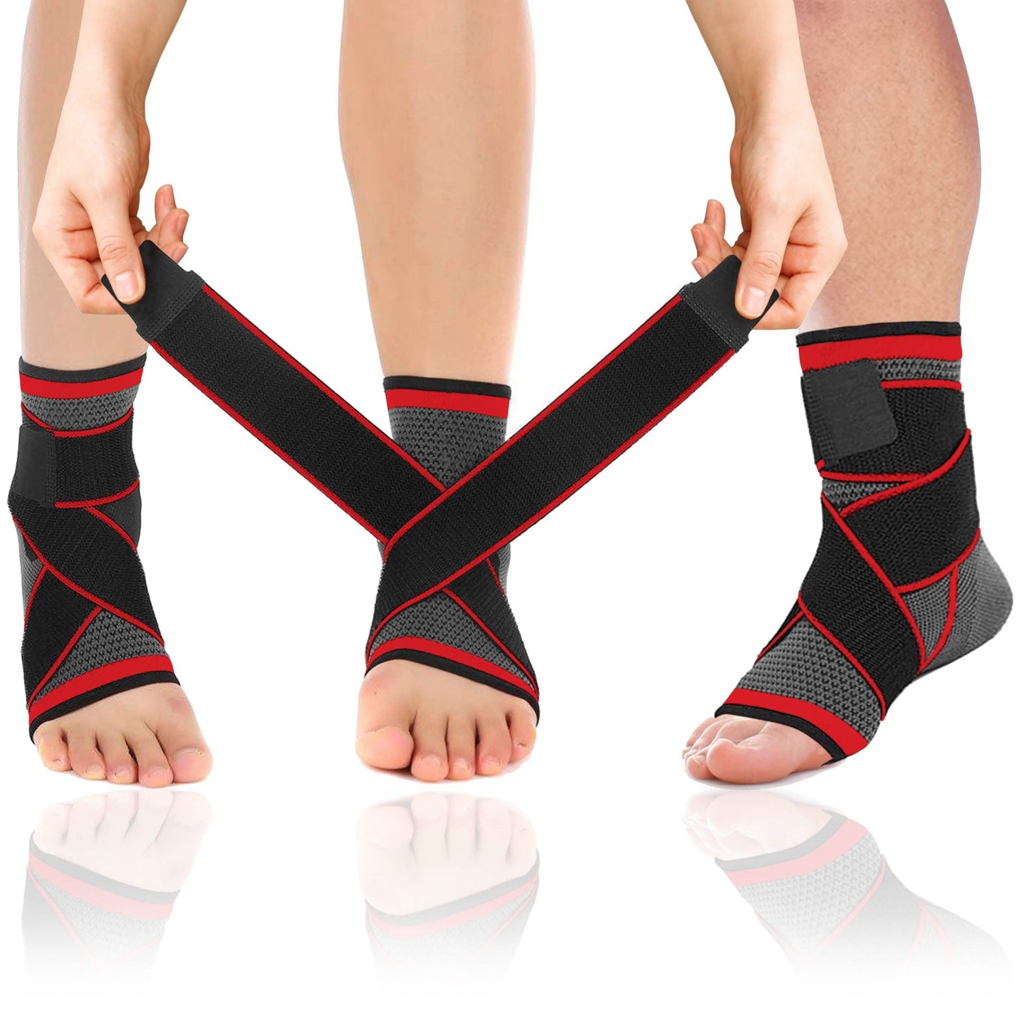 DCF Adjustable Ankle Compression Sleeve for Men and Women DailySale