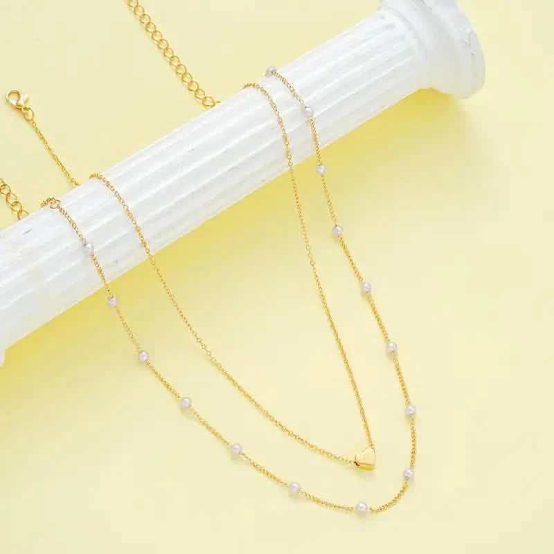 3pcs Heart Necklace & Bracelet Set for Women DailySale
