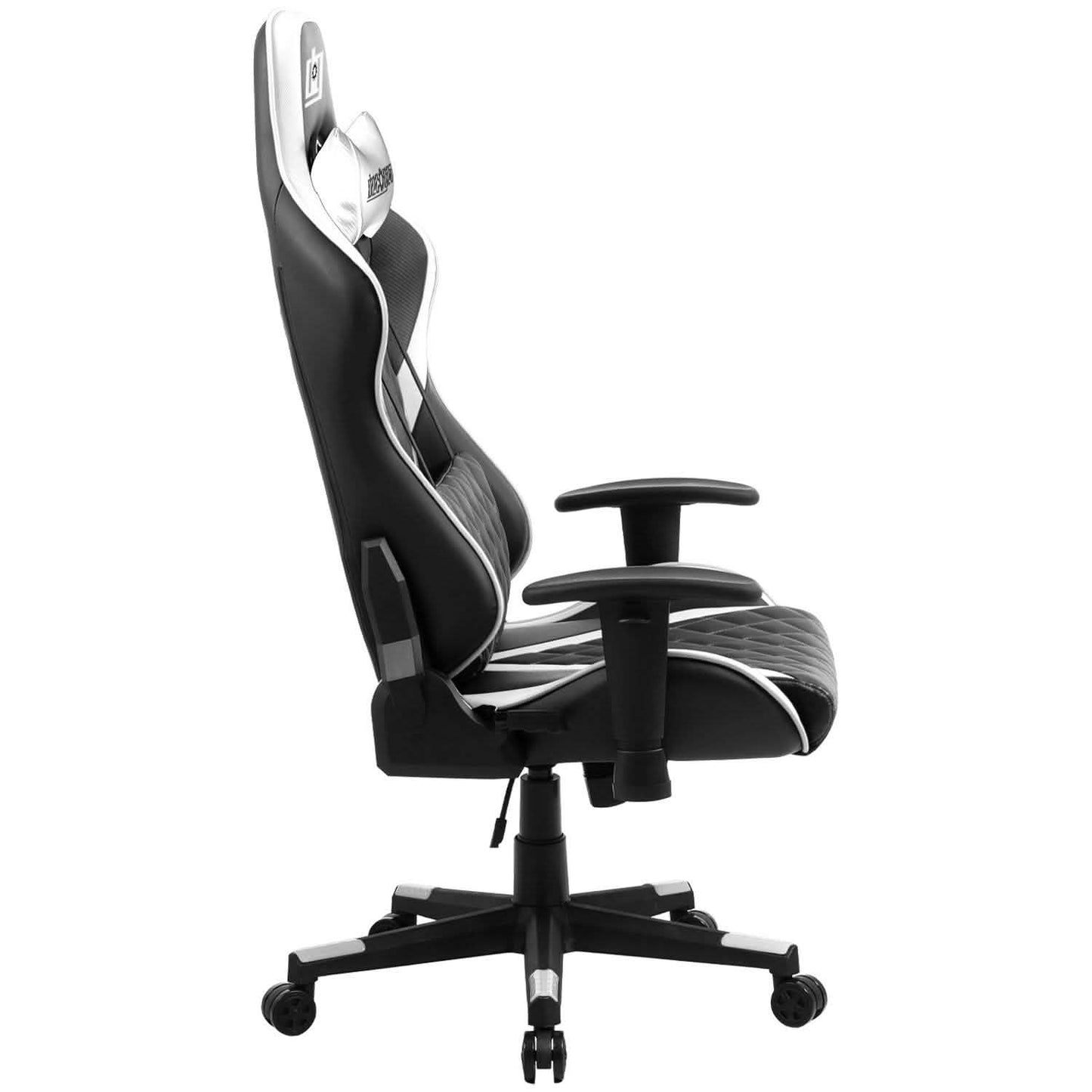 Deco Gear Ergonomic Foam Gaming Chair with Adjustable Head and Lumbar Support DailySale