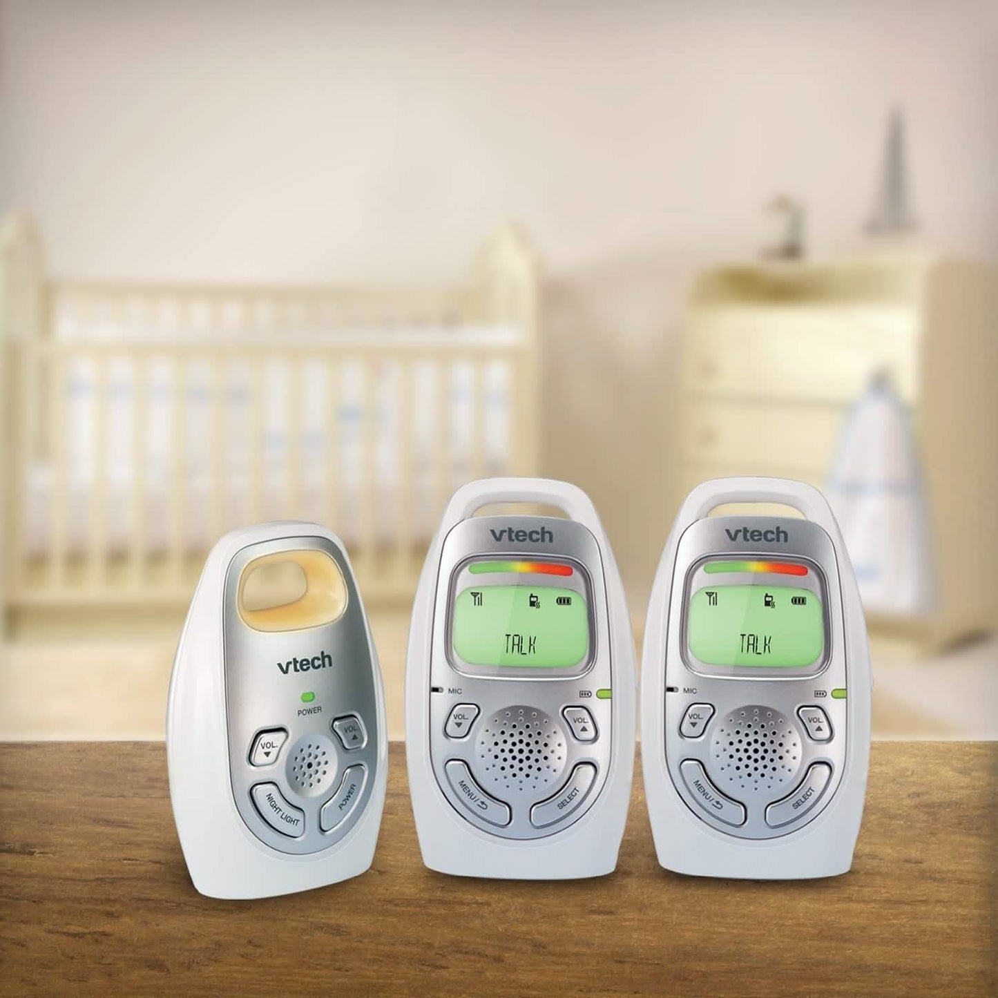 DECT 6.0 Digital Audio Baby Monitor with 2 Parent Units DailySale