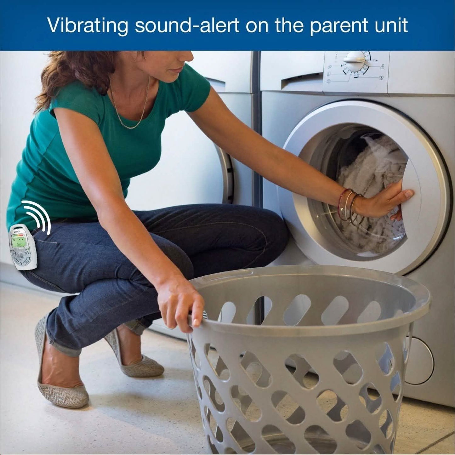 DECT 6.0 Digital Audio Baby Monitor with 2 Parent Units DailySale