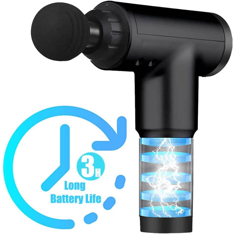 Deep Tissue Massage Gun with Interchangeable Heads DailySale