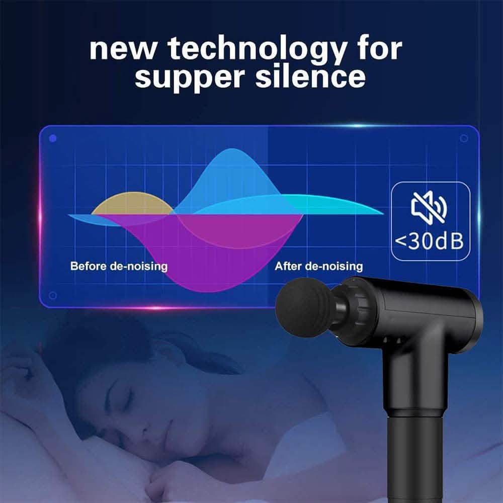 Deep Tissue Massage Gun with Interchangeable Heads DailySale
