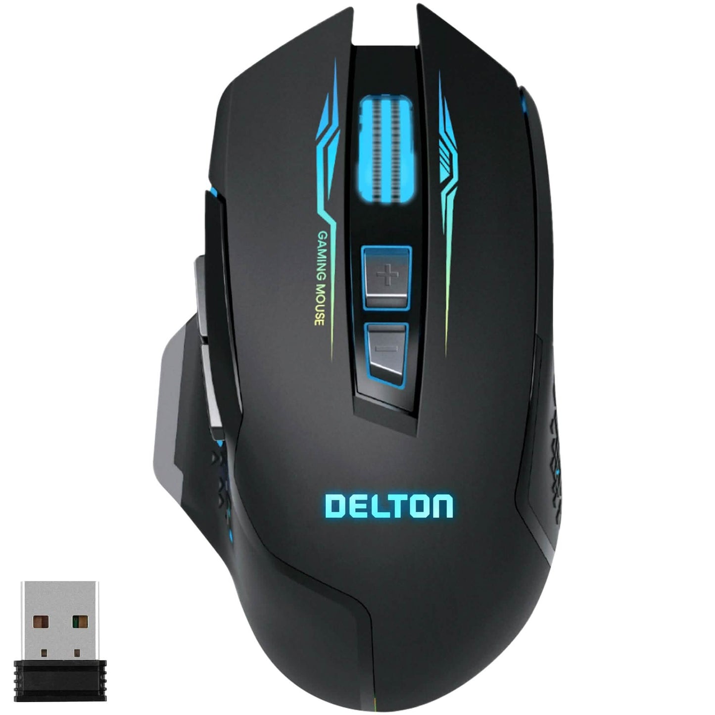 Delton G37 Rechargeable USB Ergonomic Wireless Gaming Mouse DailySale