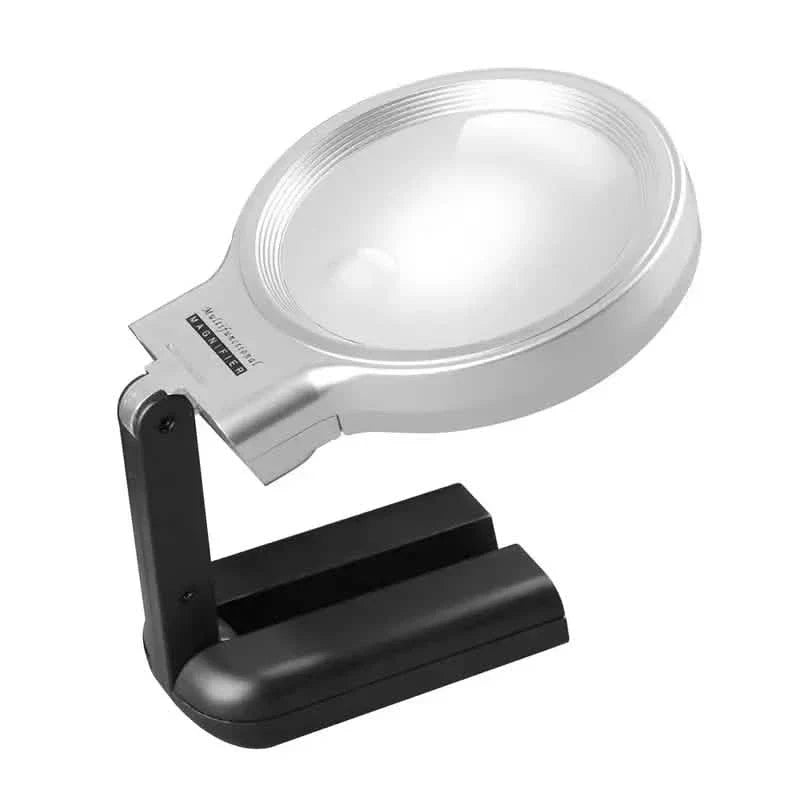 Desktop Handheld Magnifier Two-way Magnifying Mirror Foldable DailySale