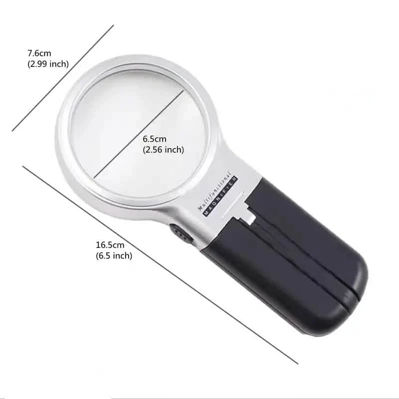 Desktop Handheld Magnifier Two-way Magnifying Mirror Foldable DailySale