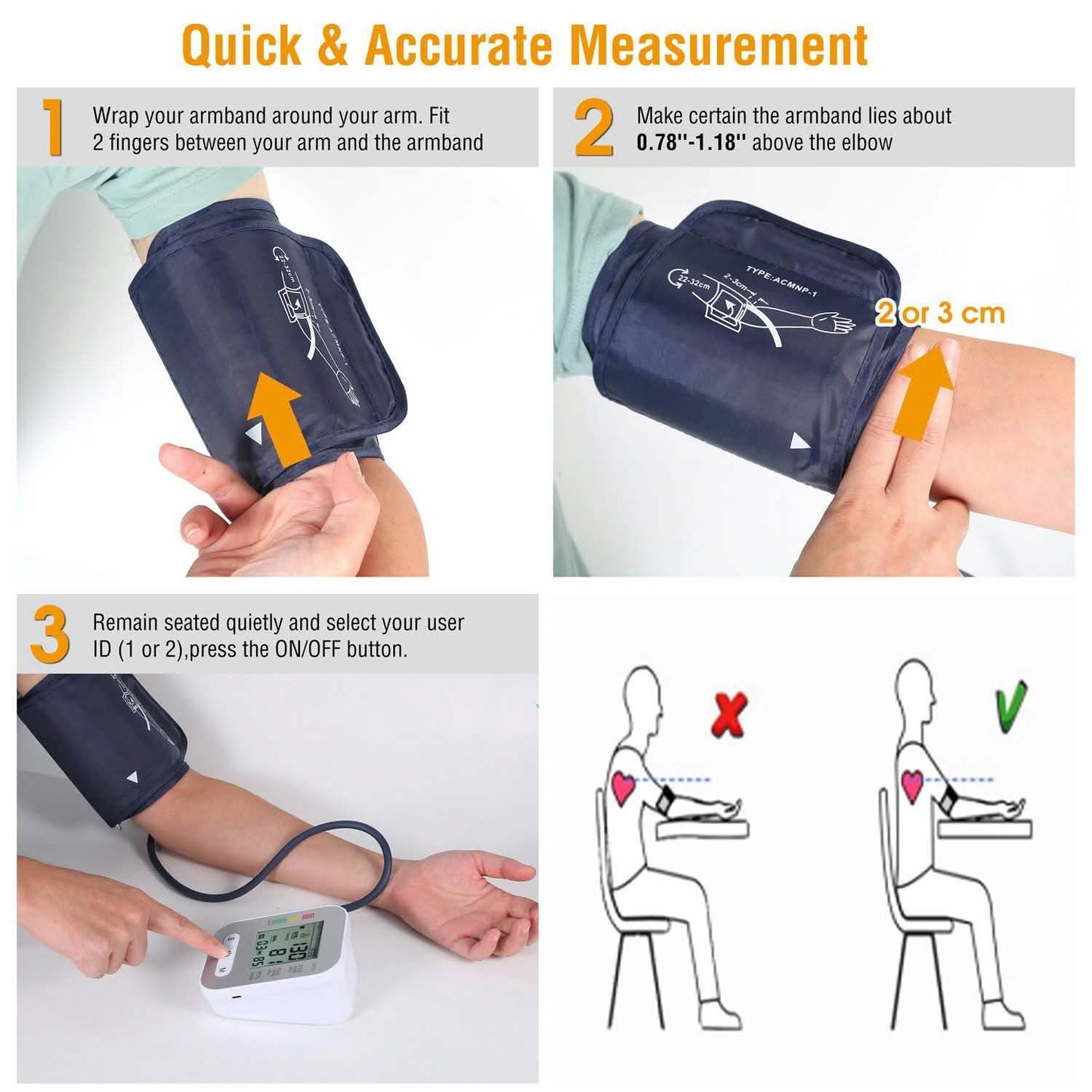 Digital Arm Blood Pressure Monitor DailySale