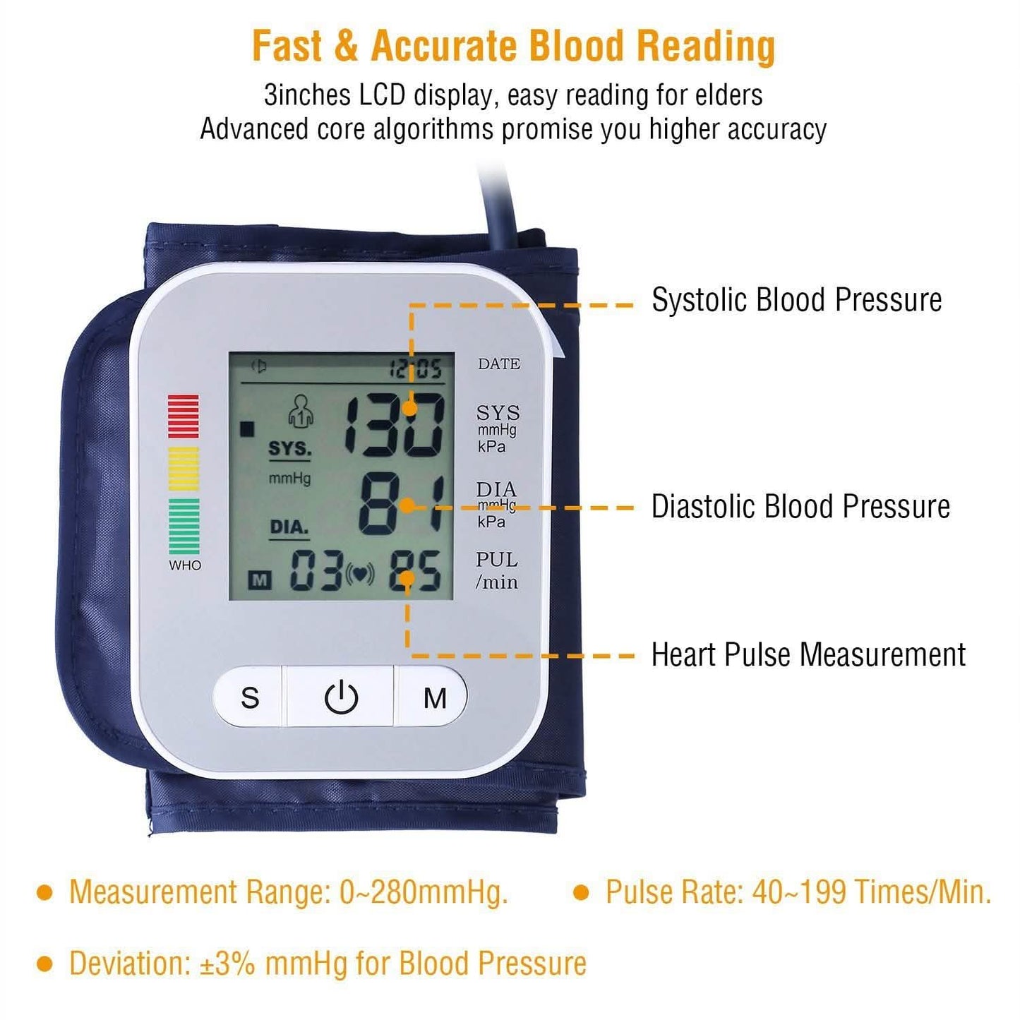 Digital Arm Blood Pressure Monitor DailySale