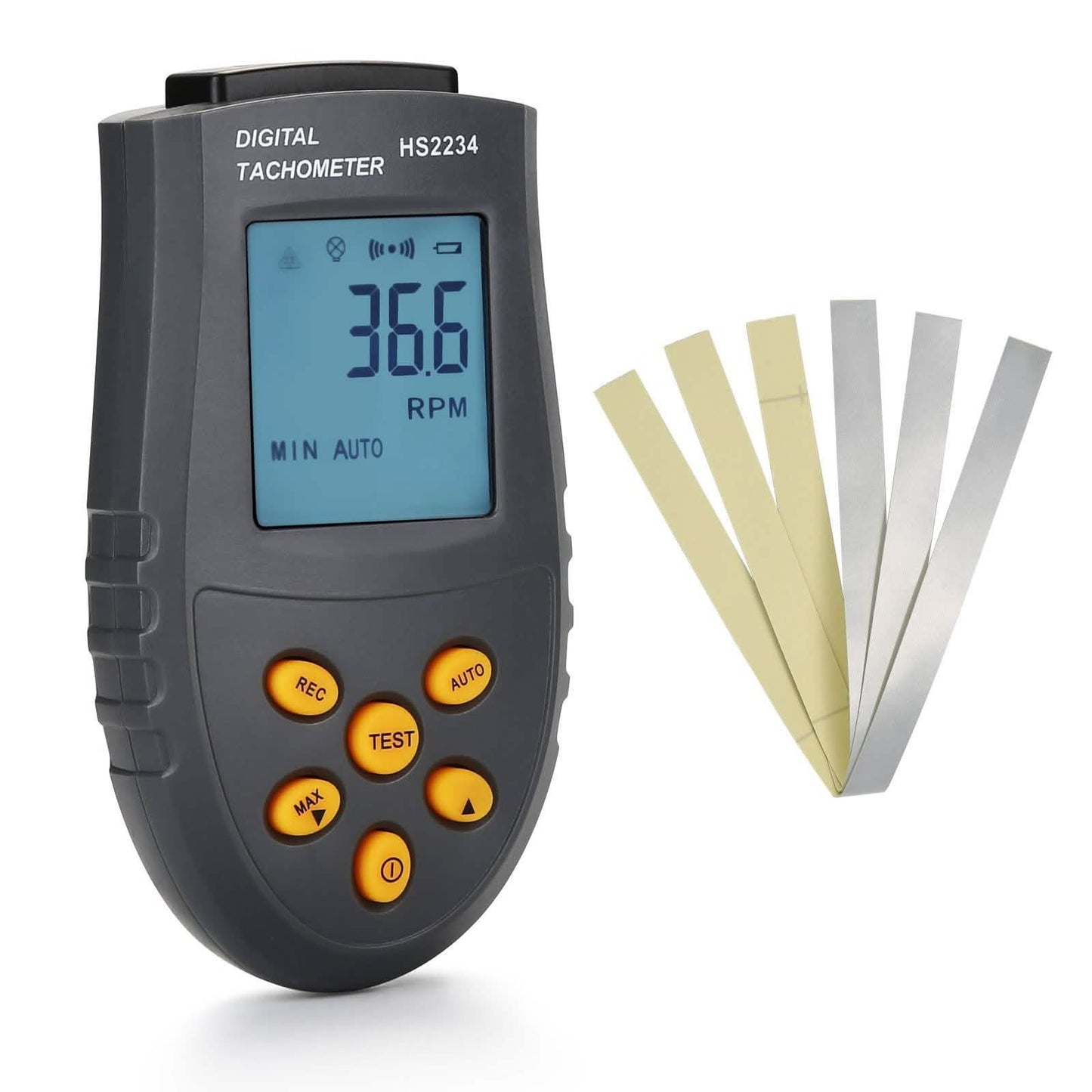 Digital Tachometer 2.5~99,999 RPM Accuracy Non-Contact Laser Photo Tachometer DailySale
