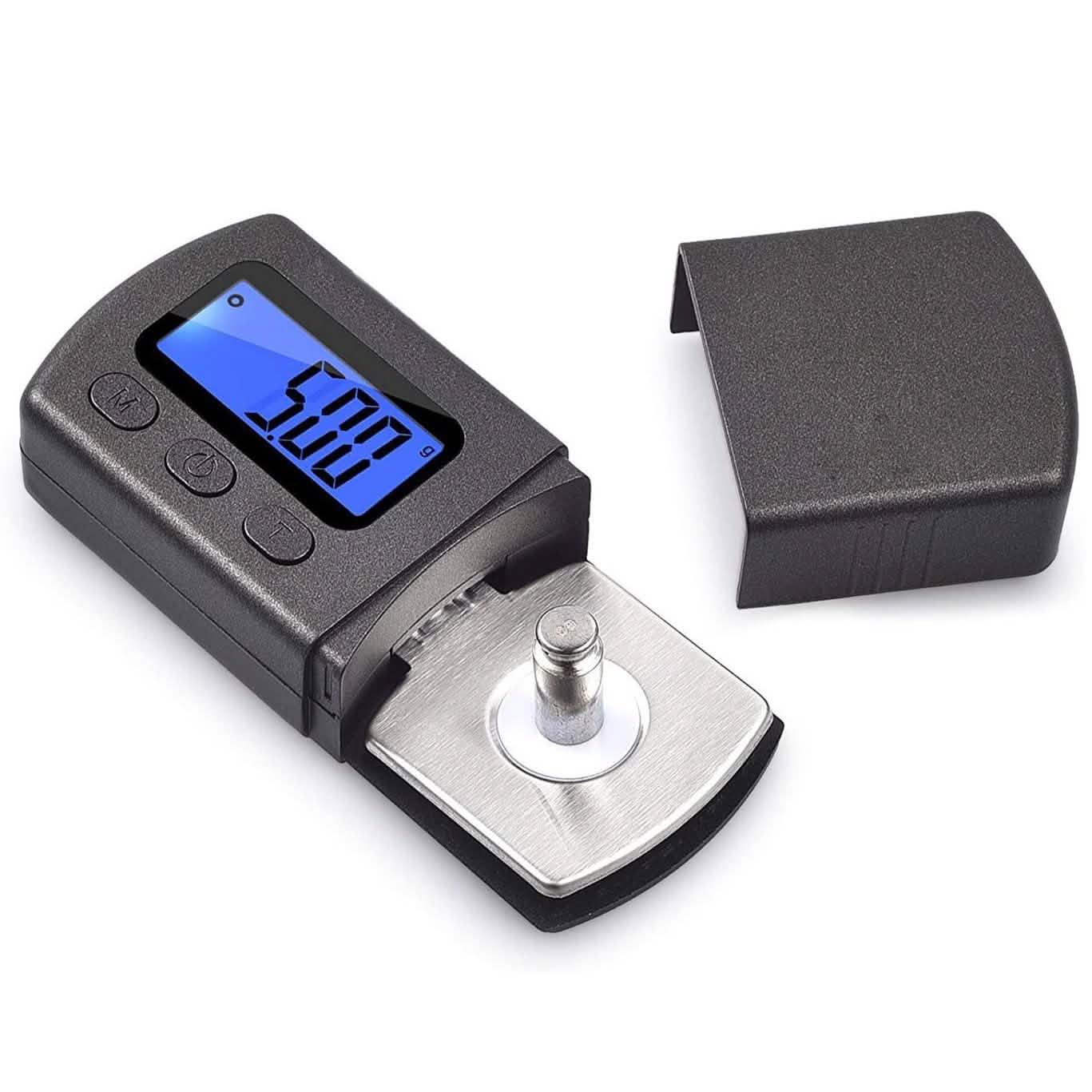 Digital Turntable Stylus Force Scale Gauge 0.01g/5.00g Blue LCD Backlight for Tonearm Phono Cartridge DailySale