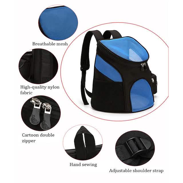 Dog Cat Pets Carrier Bag Travel Backpack DailySale